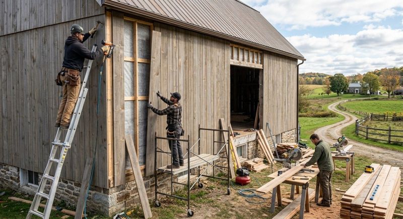 Barn Siding Installation in Lynchburg, TN