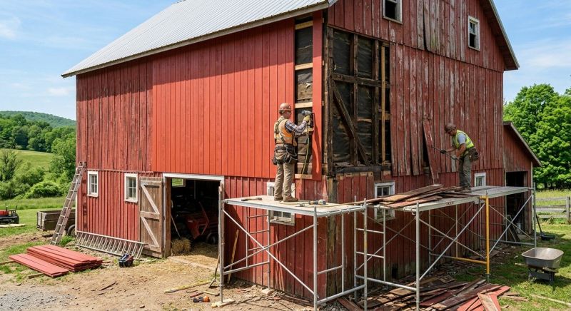 Barn Siding Replacement in Manchester, TN