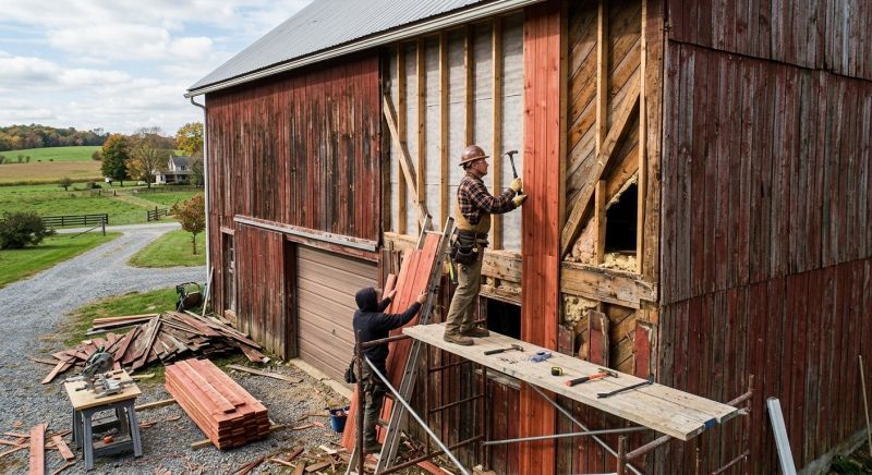 Barn Siding Replacement in Wartrace, TN