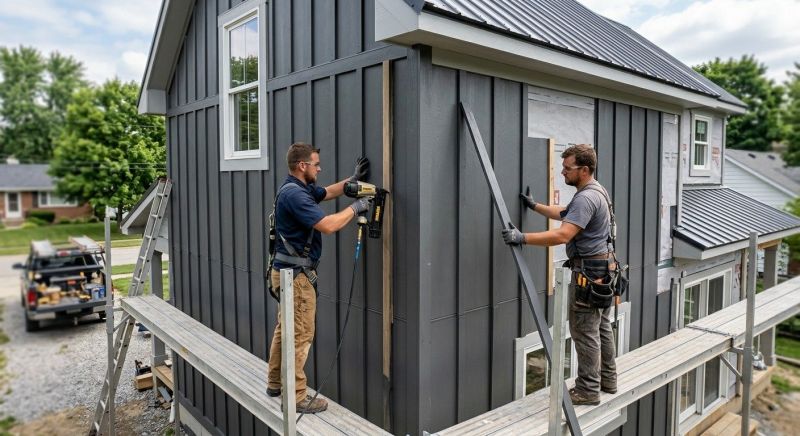 Batten Siding Installation in Wartrace, TN