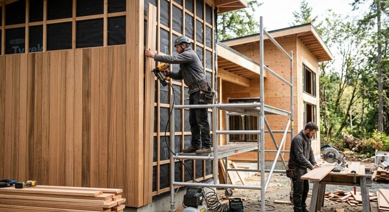 Cedar Cladding Installation in Coffee County, TN