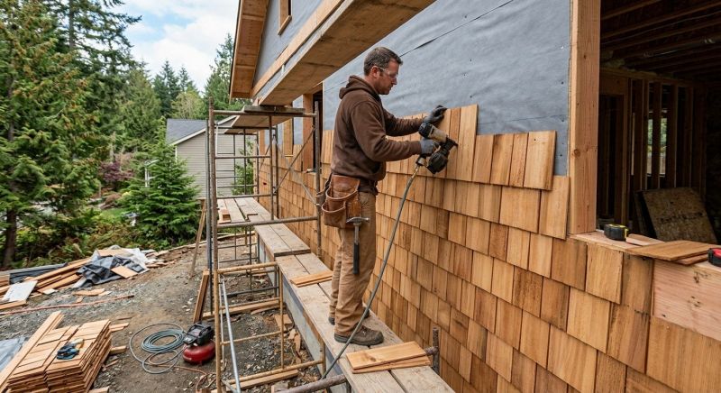 Cedar Siding Installation in Coffee County, TN