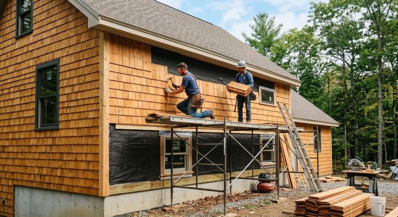 Cedar Siding Installation in Shelbyville, TN