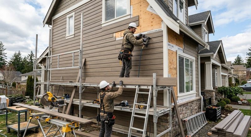 Composite Siding Installation in Belvidere, TN