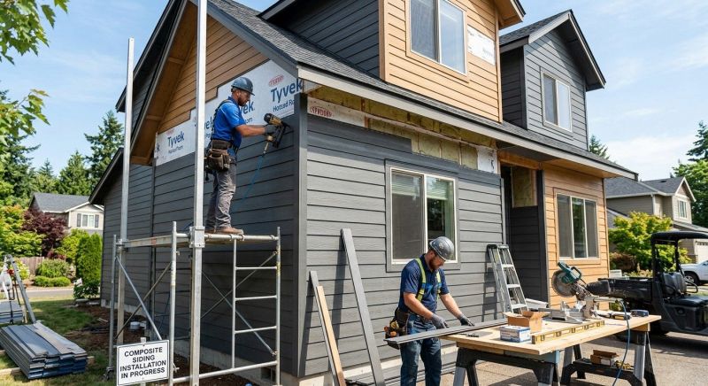 Composite Siding Installation in Tullahoma, TN