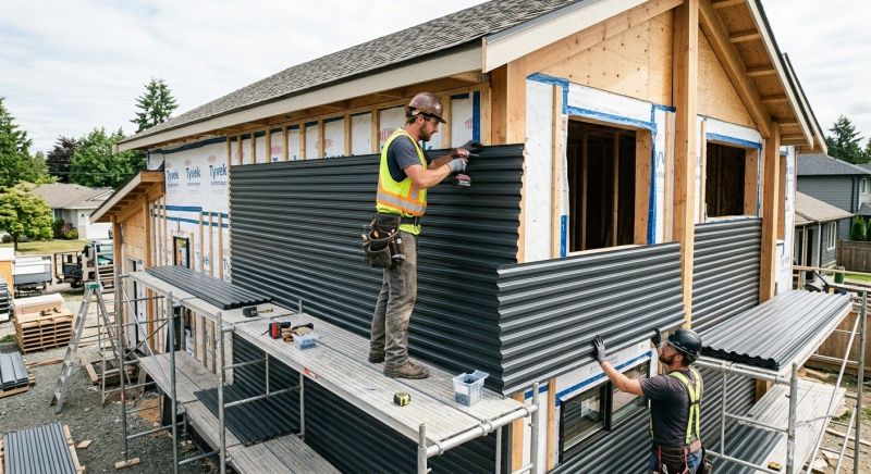 Corrugated Siding Installation in Coffee County, TN