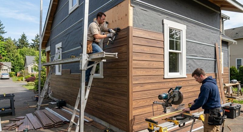 Faux Wood Siding Installation in Tullahoma, TN