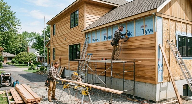 Faux Wood Siding Installation in Tullahoma, TN