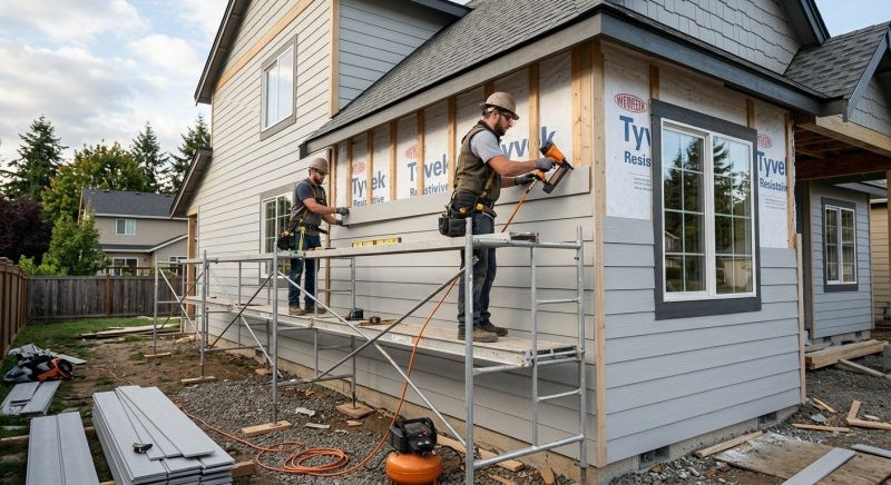 Fiber Siding Installation in Wartrace, TN