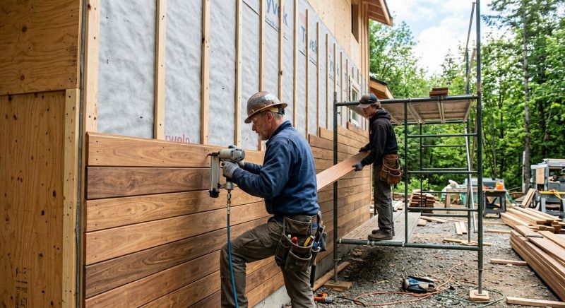 Hardwood Siding Installation in Franklin County, TN