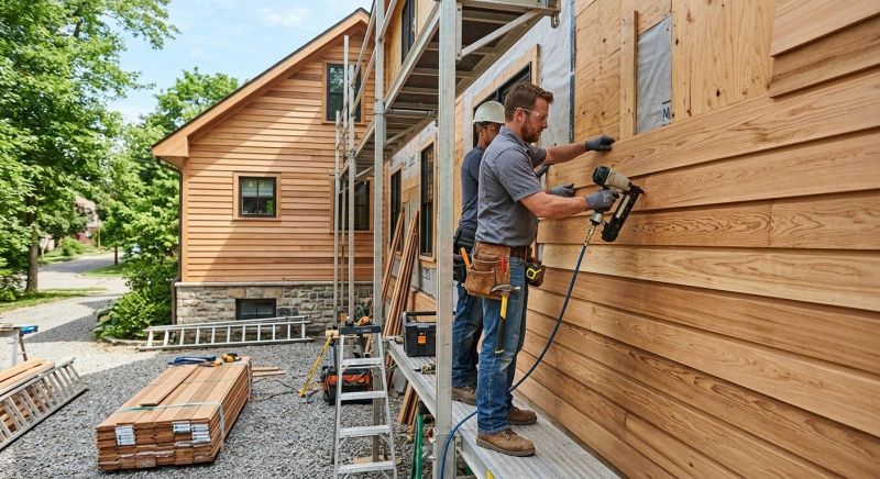 Hardwood Siding Installation in Tullahoma, TN