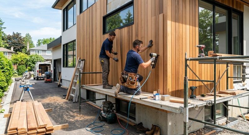 Hardwood Siding Installation in Wartrace, TN