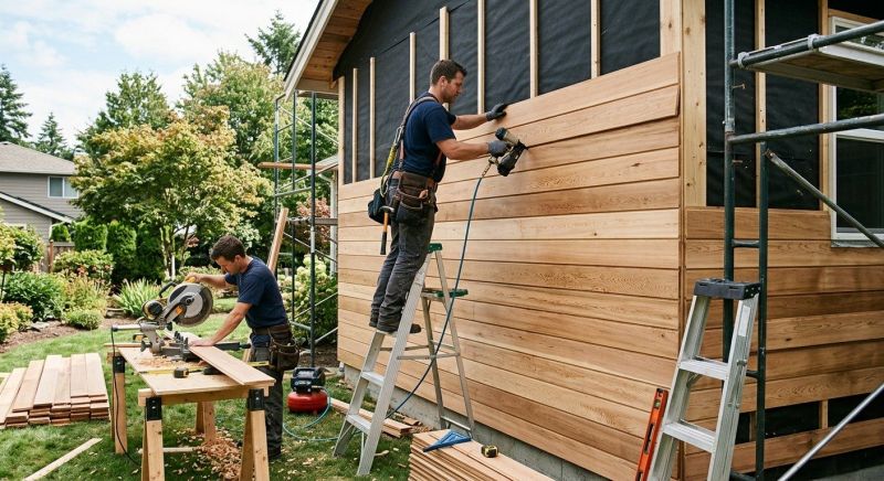 Hardwood Siding Installation in Winchester, TN