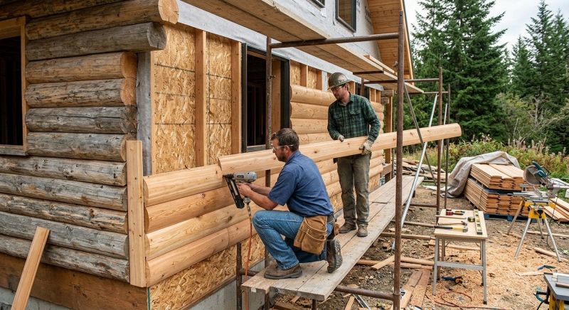 Log Siding Installation in Coffee County, TN