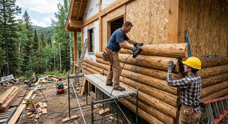 Log Siding Installation in Morrison, TN