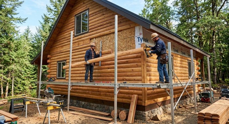 Log Siding Installation in Shelbyville, TN