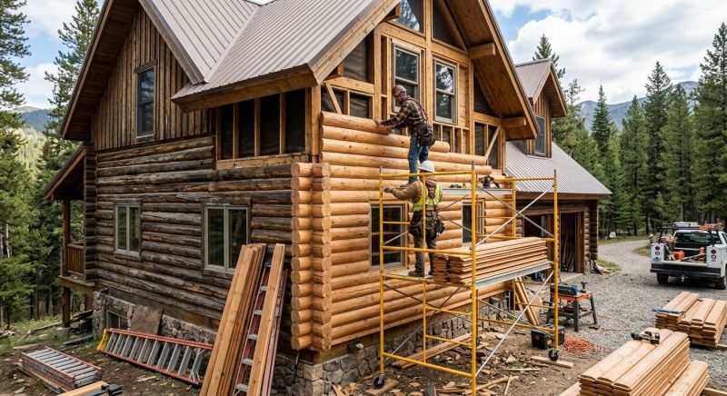 Log Siding Installation in Shelbyville, TN