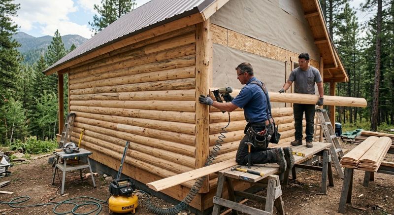 Log Siding Replacement in Coffee County, TN