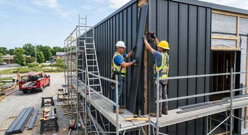 Metal Siding Installation in Shelbyville, TN