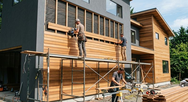 Wood Cladding Installation in Franklin County, TN