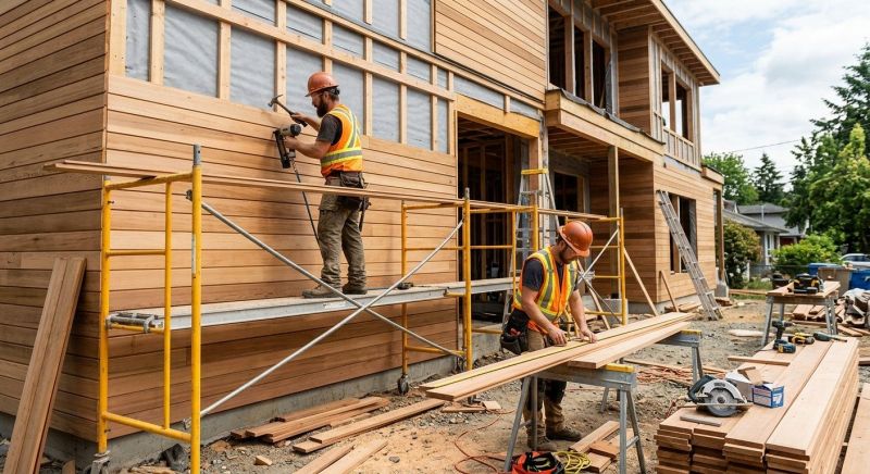 Wood Cladding Installation in Coffee County, TN