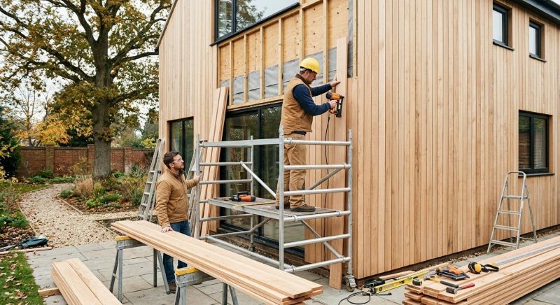 Wood Cladding Installation in Tullahoma, TN