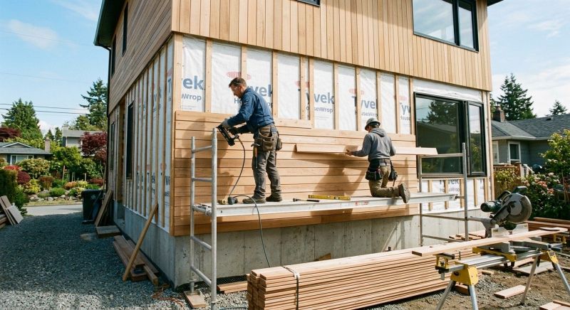 Wood Cladding Installation in Winchester, TN