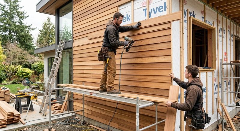 Wood Cladding Installation in Winchester, TN