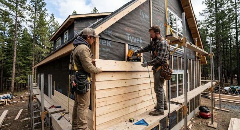 Wood Plank Siding Installation in Coffee County, TN