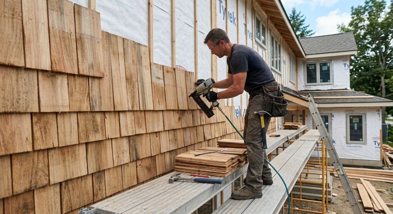 Wood Shake Siding Installation in Coffee County, TN