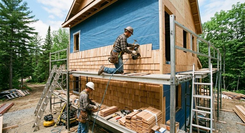 Wood Shake Siding Installation in Coffee County, TN